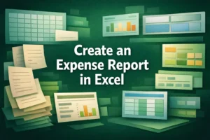 featured image - how to create expense report in excel