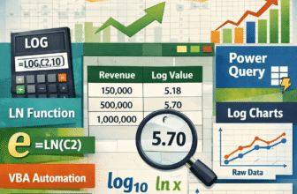 featured image - how to log transform data in excel