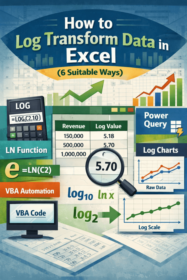 featured image - how to log transform data in excel