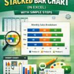 featured image - how to make a stacked bar chart in excel