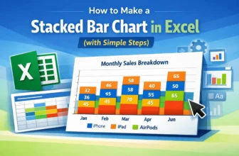 featured image - how to make a stacked bar chart in excel