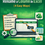 featured image - how to rename column in excel
