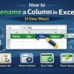 featured image - how to rename column in excel