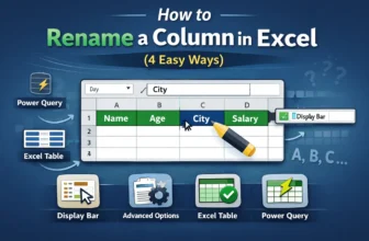 featured image - how to rename column in excel