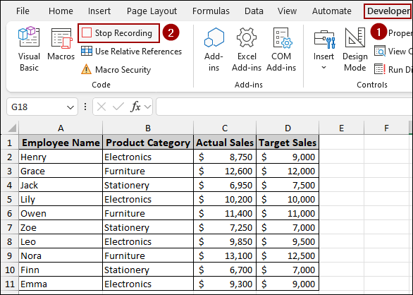 Steps to Automate Reports Using Macros in Excel