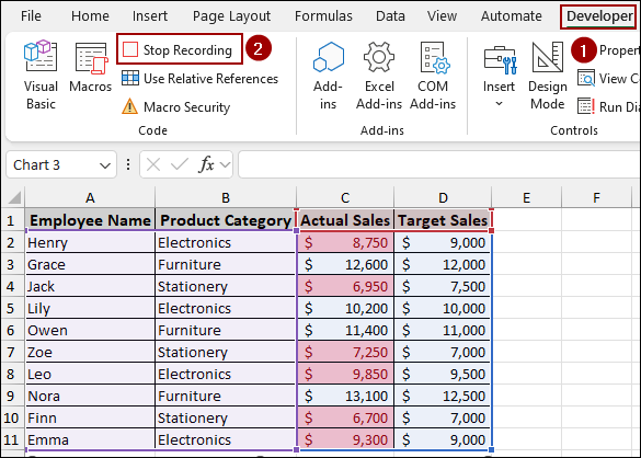 Steps to Automate Reports Using Macros in Excel
