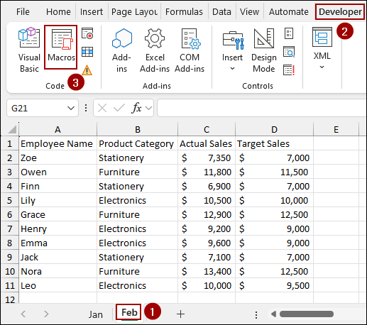 Steps to Automate Reports Using Macros in Excel