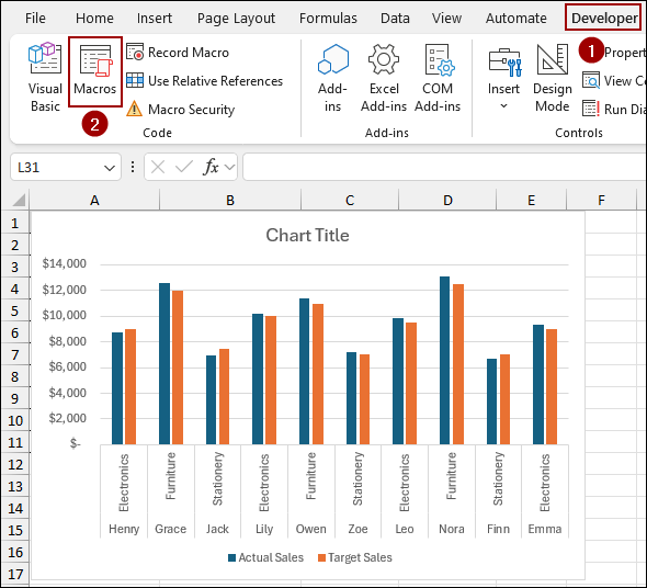 Steps to Automate Reports Using Macros in Excel