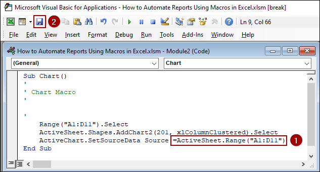 Steps to Automate Reports Using Macros in Excel