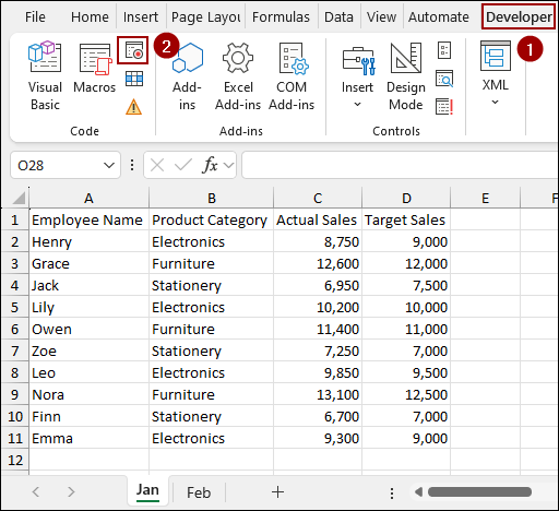 Steps to Automate Reports Using Macros in Excel