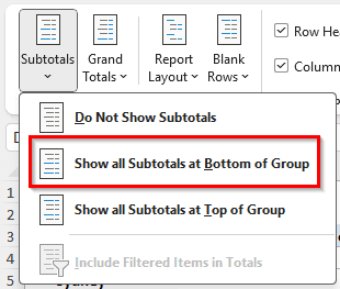 Making Use of a PivotTable to Calculate the Total Sales