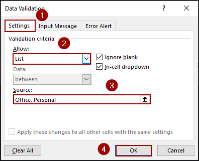 Steps to Create an Expense Report in Excel