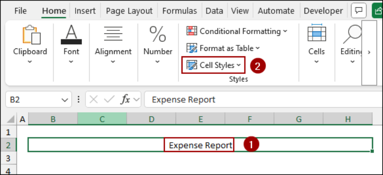 How to Create an Expense Report in Excel (with Easy Steps) - Excel Insider