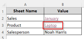 Add a Hyperlink to a Cell Using the Context Menu Option
