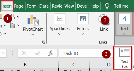 Add Bullet Points in the Text Box Using Excel Symbols