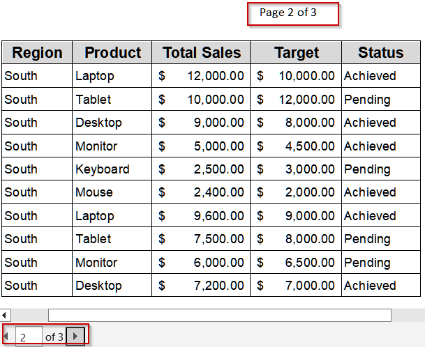 Using Header/Footer Options to Insert Sequential Page Numbers Across Worksheets