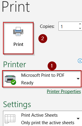 Printing Excel Spreadsheet on Multiple Pages Using Keyboard Shortcuts