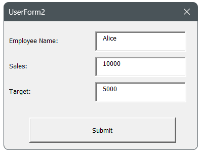 Expose UserForm Values via Public Properties to Pass Value to Module