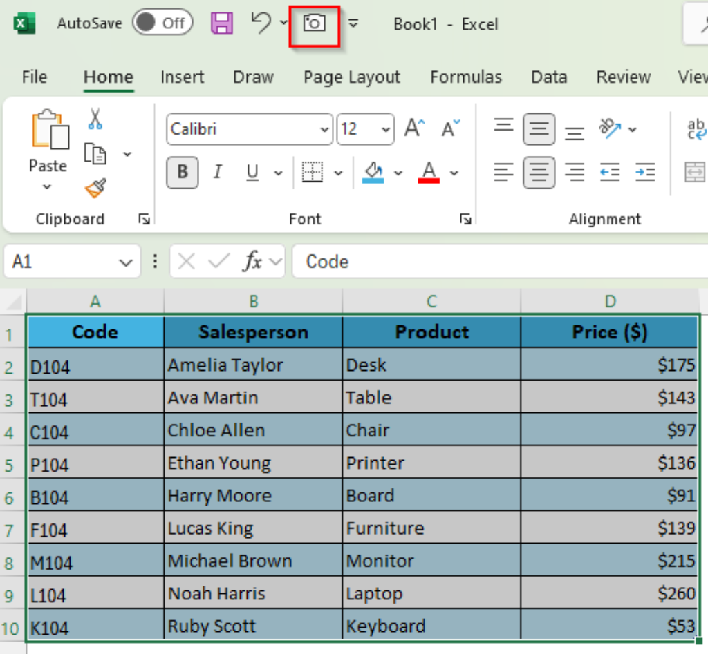 How to Create a Floating Table in Excel (6 Different Ways) - Excel Insider