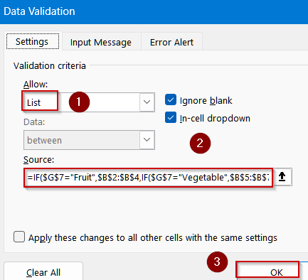 Combine IF Statement with INDIRECT Function