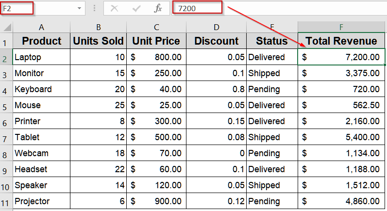 Lock Values Using Paste Special by Converting Formulas to Values