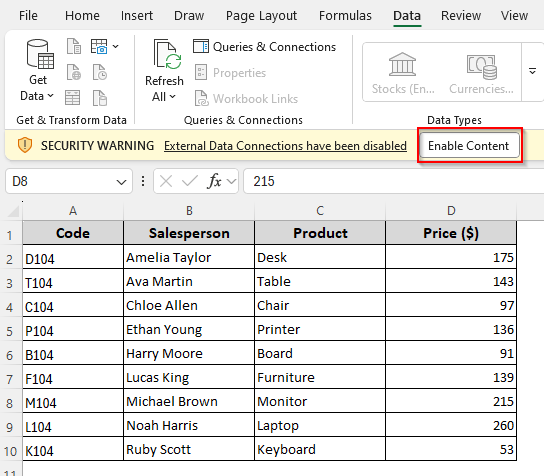 Enable Editing for Locked Workbooks