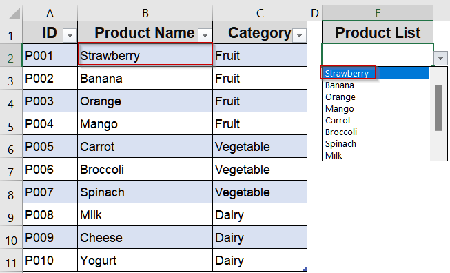 Apply the INDIRECT Function for Flexible Table References