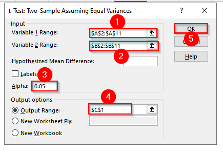Perform a Two-Sample T Test in Excel With the Data Analysis ToolPak
