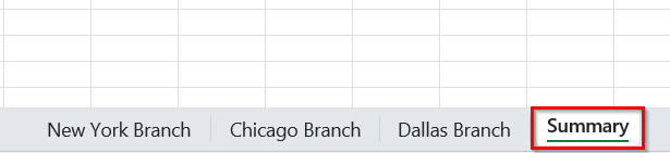 Merge Multiple Worksheets into One Workbook with the Consolidate Tool