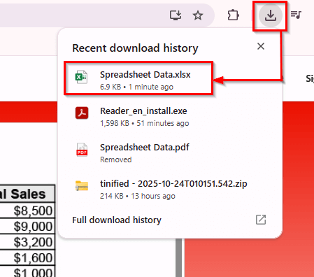 Convert PDF to Excel Using Adobe Acrobat Conversion Tool