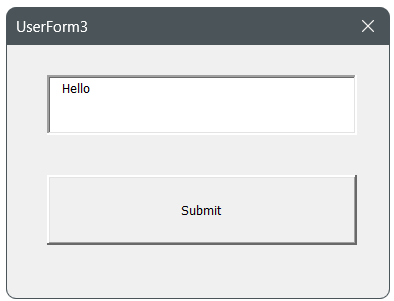 Keep the Form Hidden and Read Values from Controls