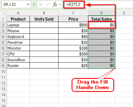 Using the 3D Reference to Summarize the Same Cell Across Sheets