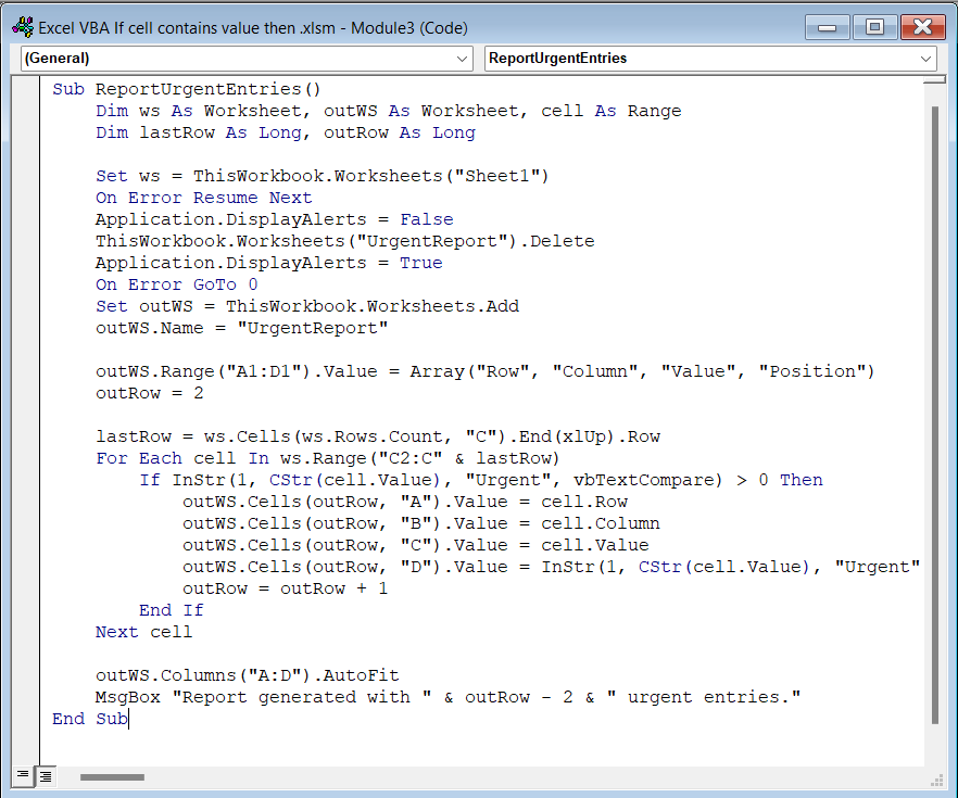Examples of “If Cell Contains Value Then” Command in Excel
