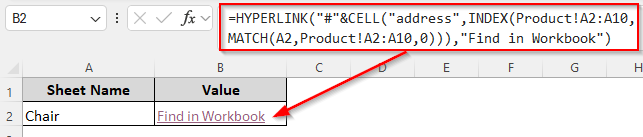 Create Hyperlink with Dynamic Values