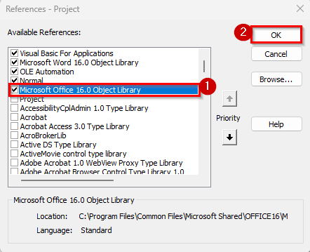 Importing an Excel List into a Word Drop-Down Using VBA