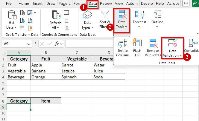 Using Named Ranges and the INDIRECT Function