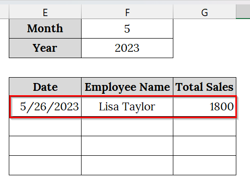 Using the FILTER Function to Filter Dates by Month and Year