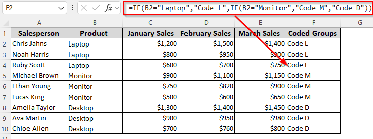 Using a Formula to Assign Group Names Based on Similar Values