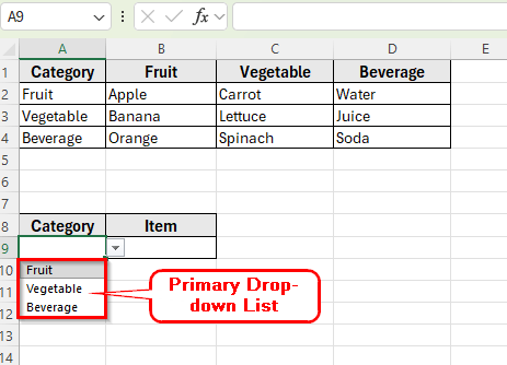 Using Named Ranges and the INDIRECT Function