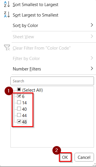 Applying a VBA Macro to Filter by Multiple Colors in Excel