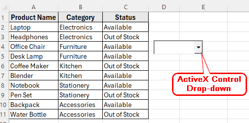 Using Go To Special to Remove Hidden Drop-Down Objects