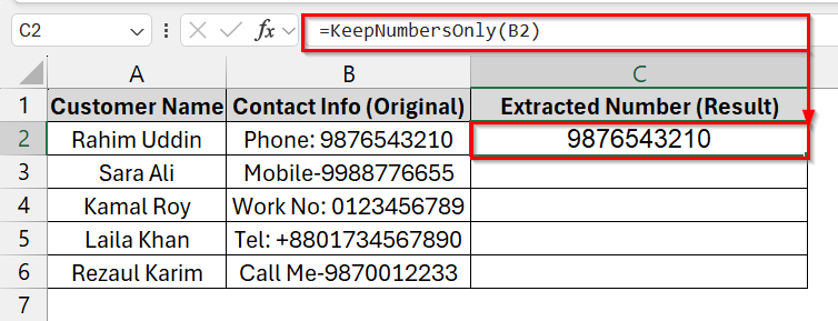 Applying a VBA Macro to Remove Text from an Excel Cell
