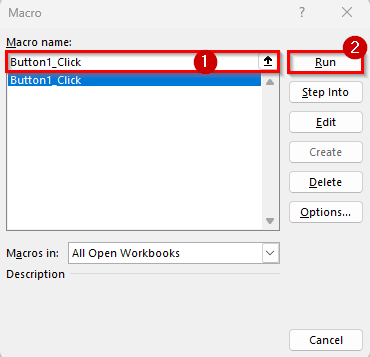 Use of Buttons to Create Table of Contents for Tabs