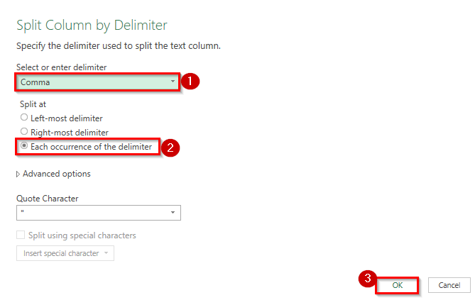 Import Text File with Multiple Delimiters with Power Query