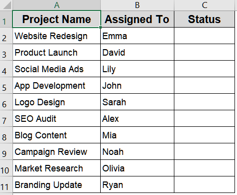 Steps to Create a Drop Down List with Color in Excel