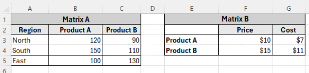 How to Do Matrix Multiplication in Excel (3 Suitable Ways) - Excel Insider