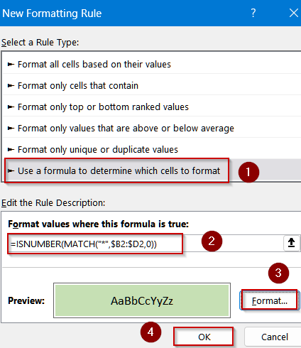 Detect Text Across Multiple Columns Using MATCH Function