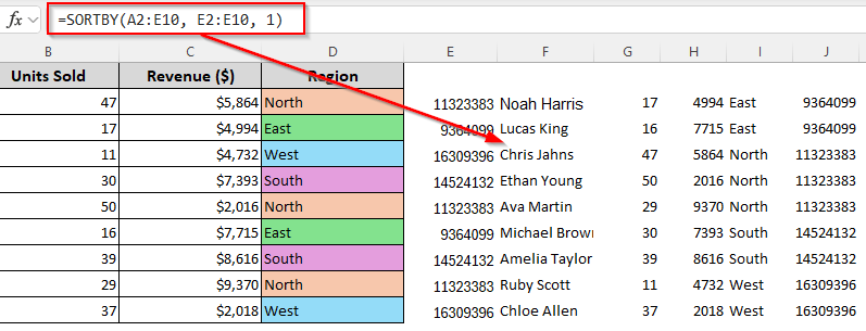 Customize Formula with VBA to Group Similar Texts by Color