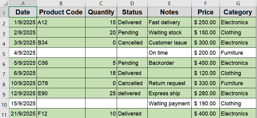 Detect Text Across Multiple Columns Using MATCH Function