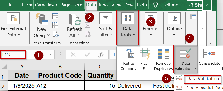 Use a Drop-Down Selection to Control Row Highlighting